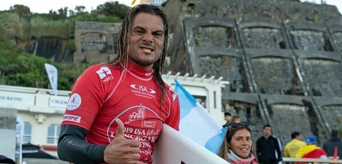 Buena actuación de Martín Pérez en el Mundial de Longboard