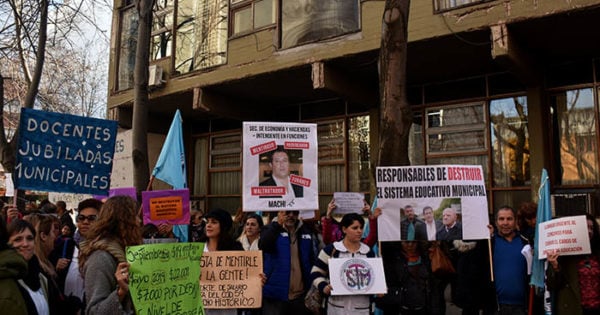 Repudio docente a Mourelle: Arroyo, contra un “accionar violento”