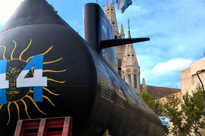 Réplica del submarino: familiares lamentan la “falta de respeto”