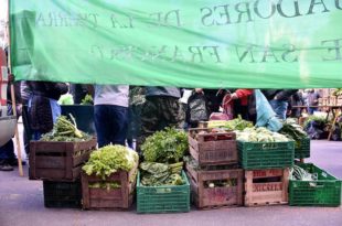 Con un “verdurazo”, pequeños productores reclaman políticas para el sector