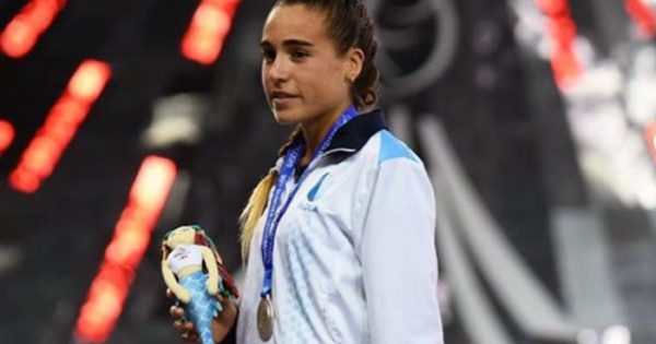 Belén Casetta, medalla de plata en las Universiadas de Nápoles