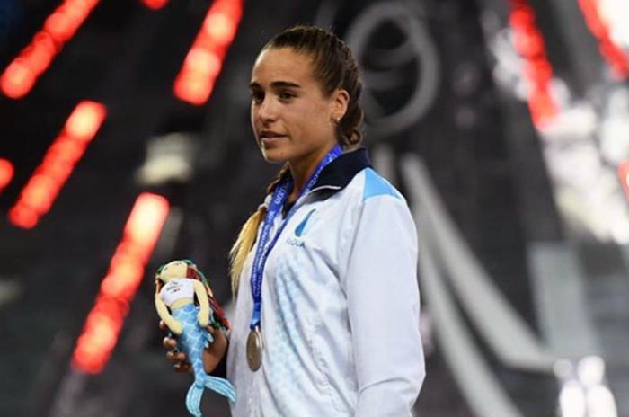 Belén Casetta, medalla de plata en las Universiadas de Nápoles