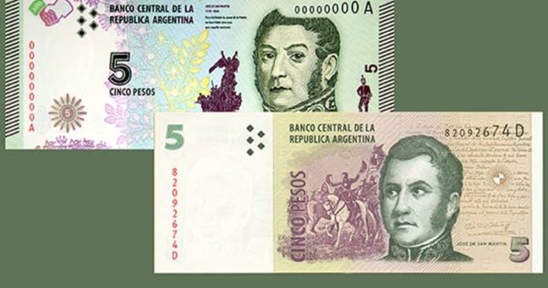 En febrero de 2020, los billetes de $5 saldrán de circulación