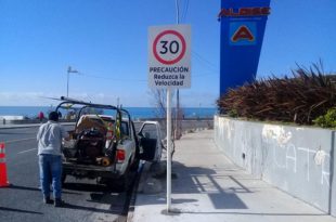Siniestro viales: más señalización en la costa entre Castelli y Gascón
