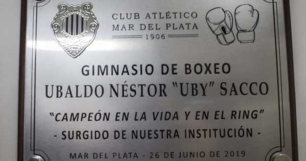 Atlético Mar del Plata inauguró el gimnasio “Uby Sacco”