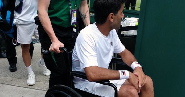 Wimbledon: Zeballos y González se retiraron por lesión del tandilense
