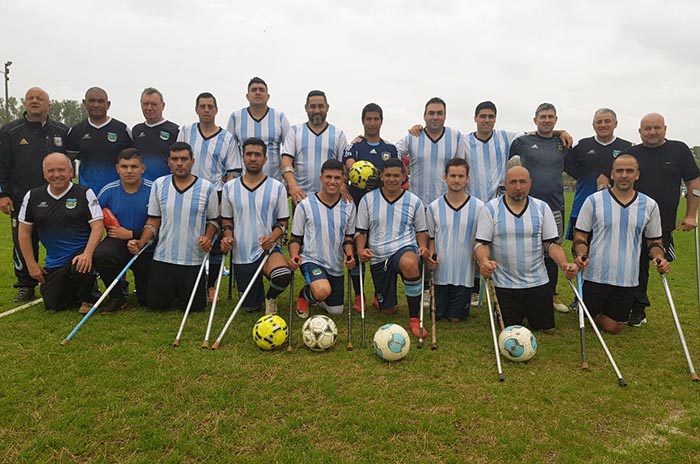 Fútbol para amputados: la Selección Argentina llega a Mar del Plata