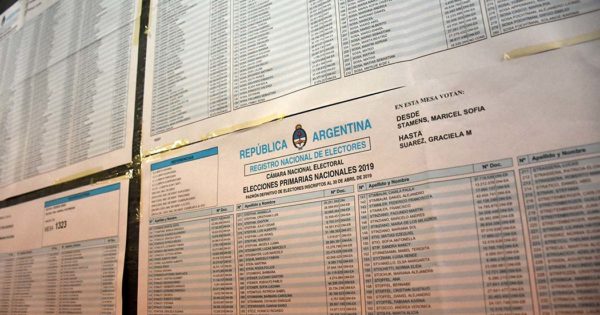 Elecciones 2021: habilitaron la consulta del padrón provisorio