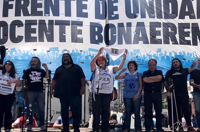 Espionaje ilegal: el repudio del Frente de Unidad Docente Bonaerense