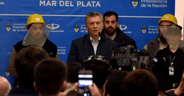 Macri en Mar del Plata: “Me estoy ocupando de llevar alivio”