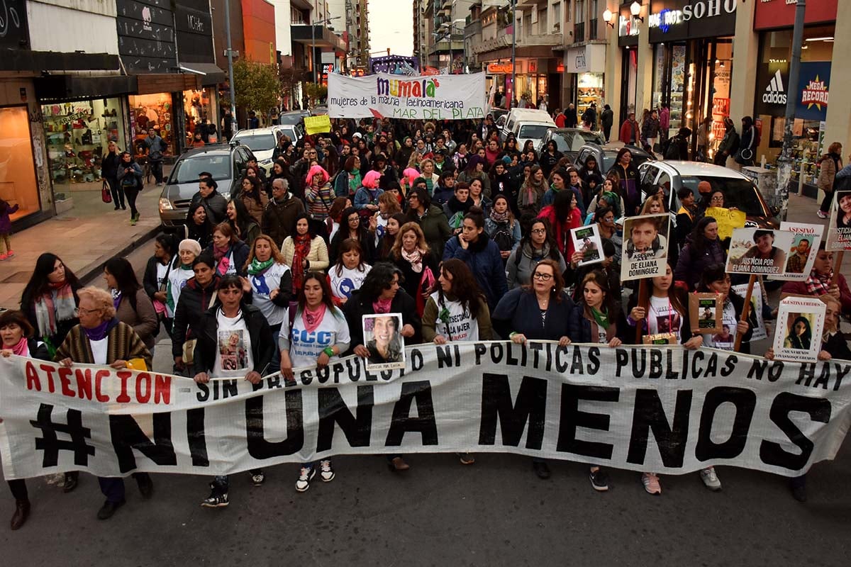 Violencia machista y femicidios: mujeres se movilizaron en Mar del Plata