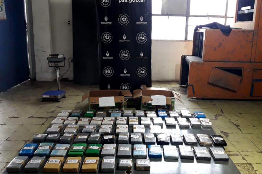 Cae banda narco y secuestran 115 kilos de cocaína: 7 detenidos y 15 prófugos