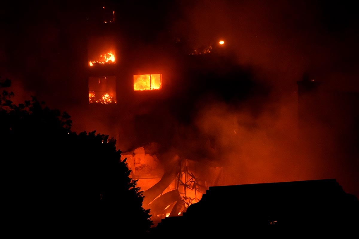 Incendio en Torres y Liva: las imágenes del desastre