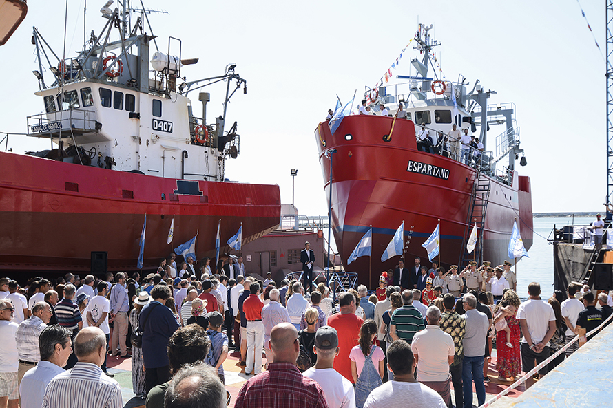 Contessi botó el buque pesquero de altura “Espartano” - Noticias de Mar del  Plata