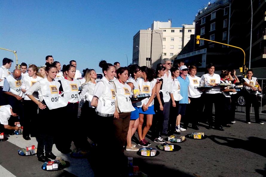 Se viene una nueva edición de la maratón de mozos y camareras de Mar del Plata
