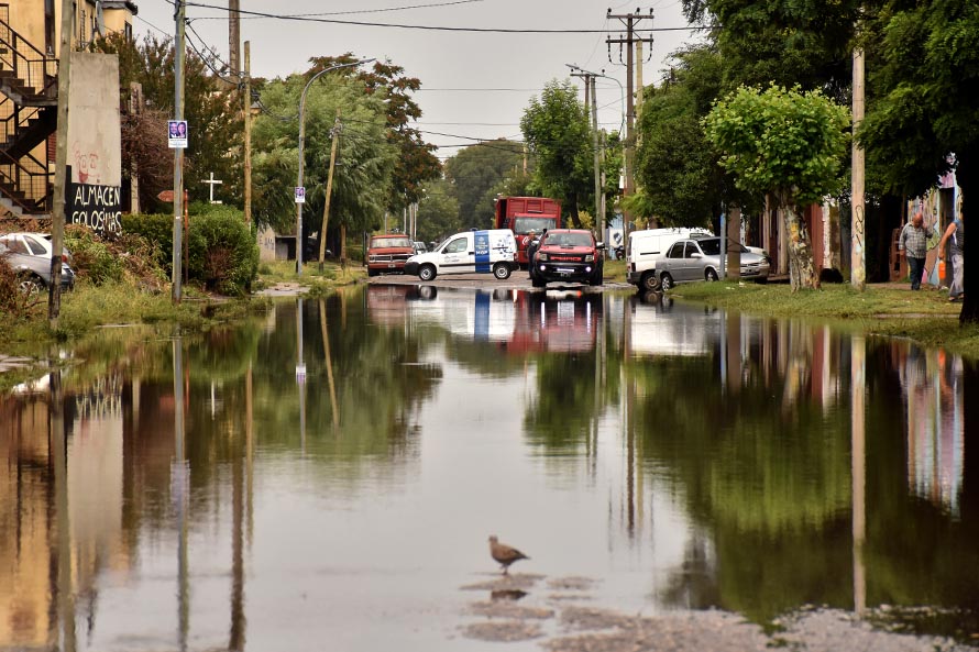 Temporal en Mar del Plata: cayeron 100 milímetros y se espera más lluvia