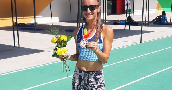Mariana Borelli consiguió dos medallas en el primer Campeonato Sudamericano Indoor