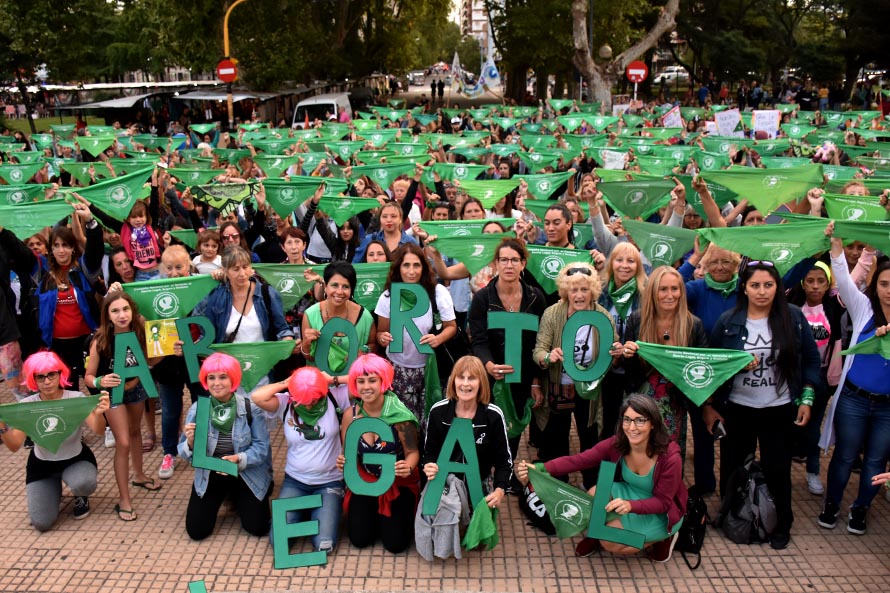 “Aborto legal”, el grito federal que se replicó en las calles de Mar del Plata
