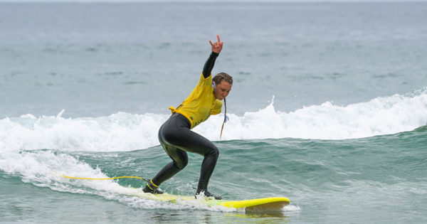 Surf adaptado: Zoé Giannini se subió al podio en el Mundial de California