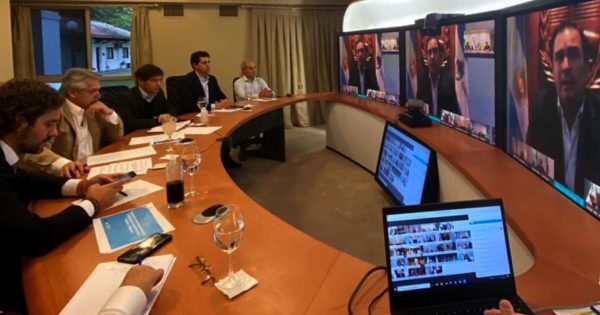 Alberto Fernández y una teleconferencia con gobernadores para decidir pasos a seguir