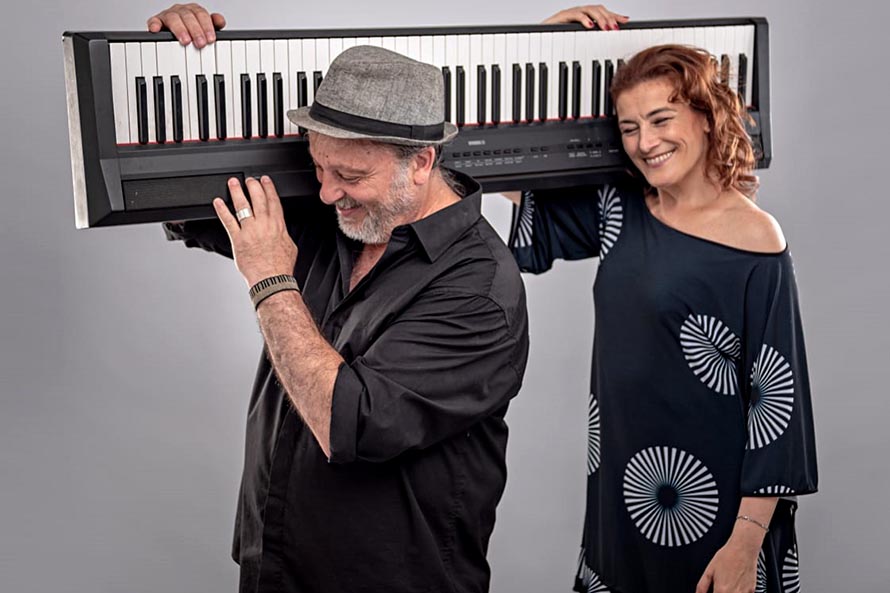 Tango solidario: Luis Reales y Karina Levine en un show virtual a beneficio de comedores