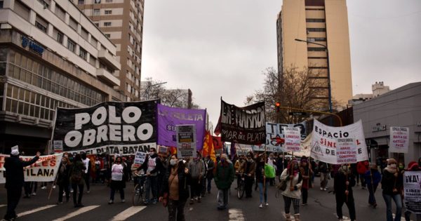 Jornada de lucha y movilización del “sindicalismo combativo” en Mar del Plata