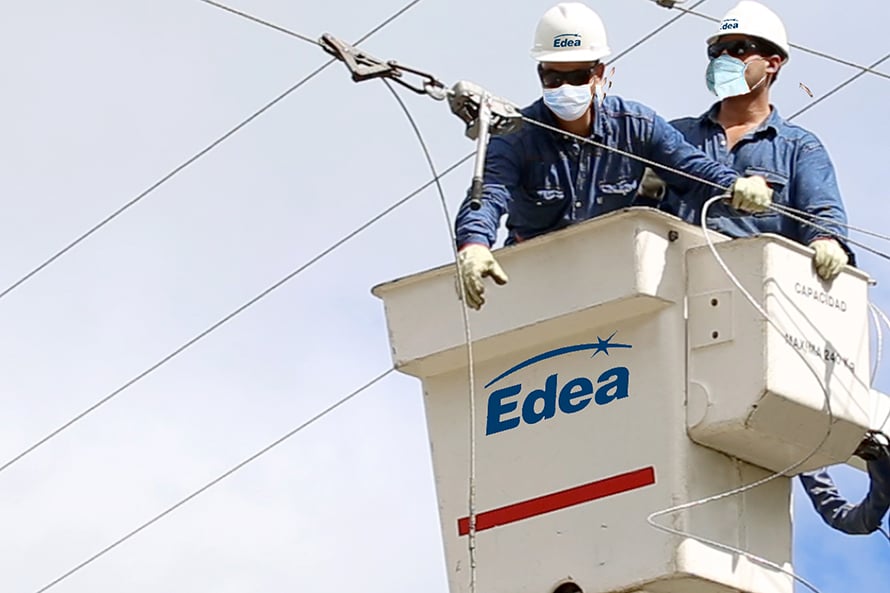 EDEA realizó trabajos en la red eléctrica de Lomas de Batán