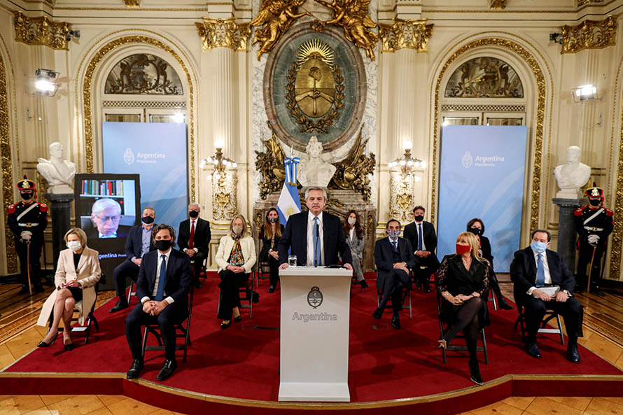 El presidente Alberto Fernández presentó el proyecto de ley para la reforma judicial