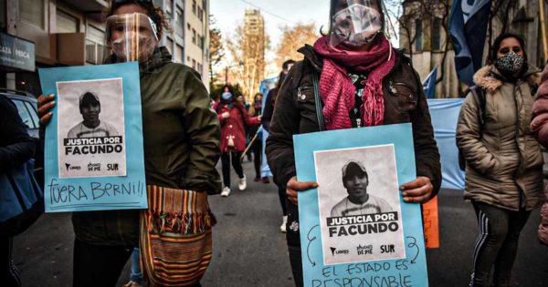 Una marcha por Brandon Romero, Facundo Astudillo y contra la violencia policial