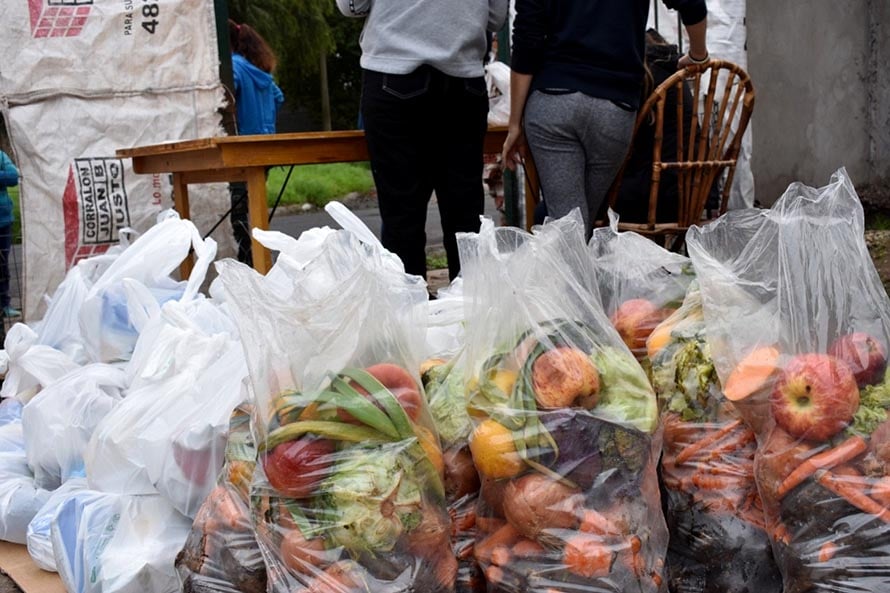 “El hambre no está de cuarentena”, una campaña que asistió a 400 familias