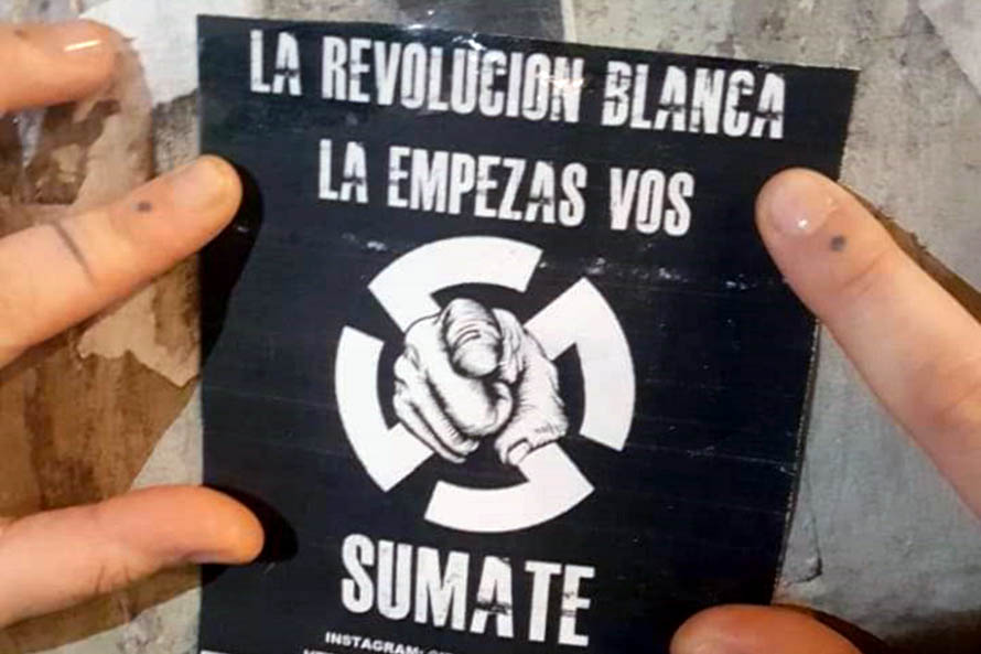 Afiches neonazis en Mar del Plata: “Suponemos que hay más gente involucrada”