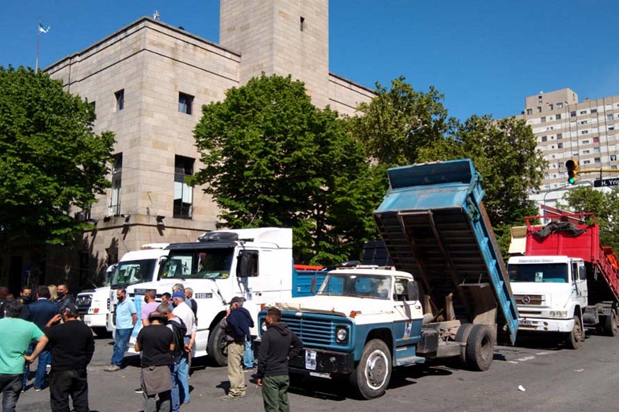 Crimen de Nicolás Vieytes: una caravana de camiones para pedir justicia y seguridad