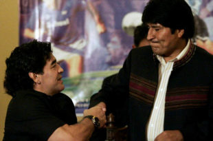 El recuerdo de Evo Morales del viaje de Maradona a Mar del Plata: “Diego es pueblo”