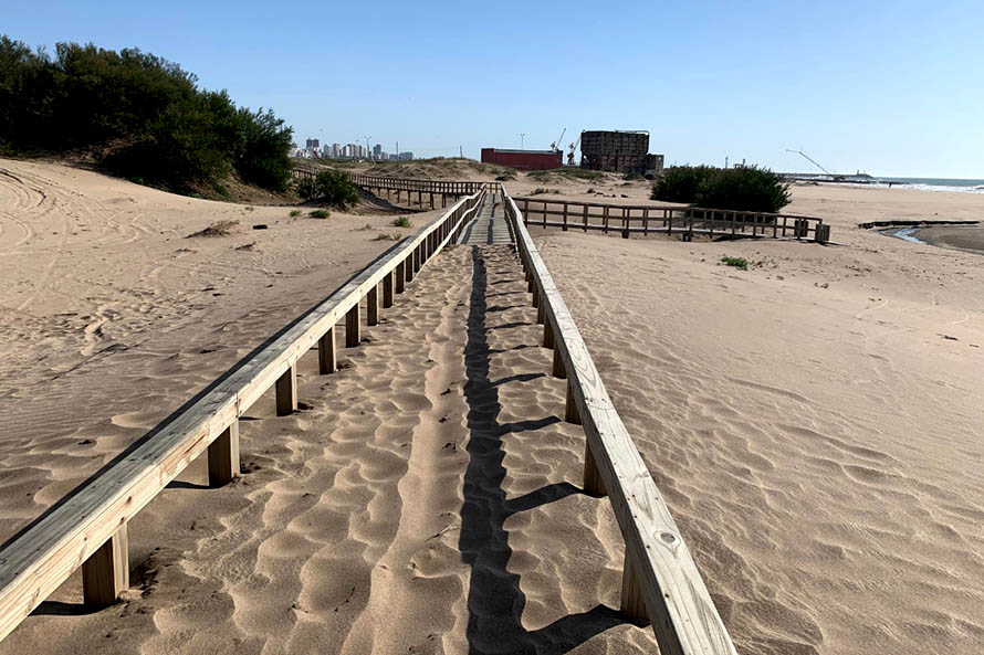 Playas: el Consorcio llevará arena del Puerto al sector público de Playa Grande