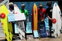 Surf: Leandro Usuna y Josefina Ané fueron los ganadores en la vuelta a la competencia