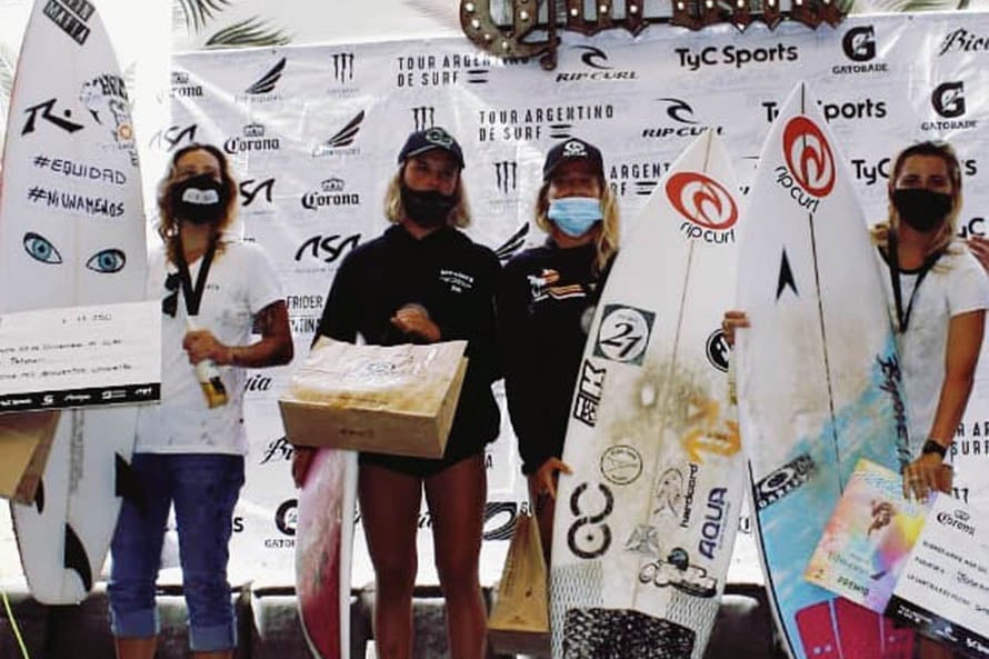 Surf: comenzó el Tour Argentino 2021, primera edición con igualdad de premiación
