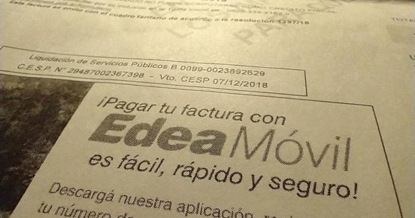 Edea lanzó una campaña para actualizar los datos de los titulares del servicio