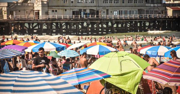 Ola de calor en Mar del Plata: la temperatura superó los 39°C y se espera otro día igual