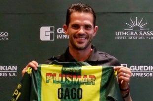 Fernando Gago en Aldosivi: “Me gustan los equipos que juegan bien a la pelota”