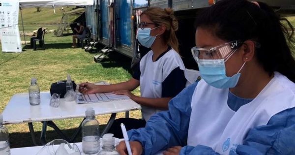Coronavirus: un operativo sanitario en Las Toscas en busca de casos sospechosos