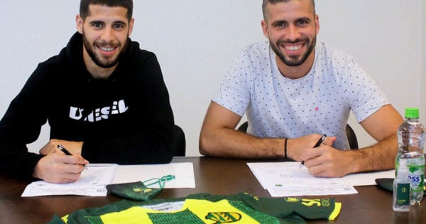 Los hermanos Insúa firmaron contrato con Aldosivi