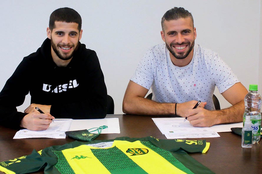 Los hermanos Insúa firmaron contrato con Aldosivi