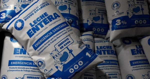 Pandemia y solidaridad: Nuevo Amanecer donó casi cien mil litros de leche en 2020