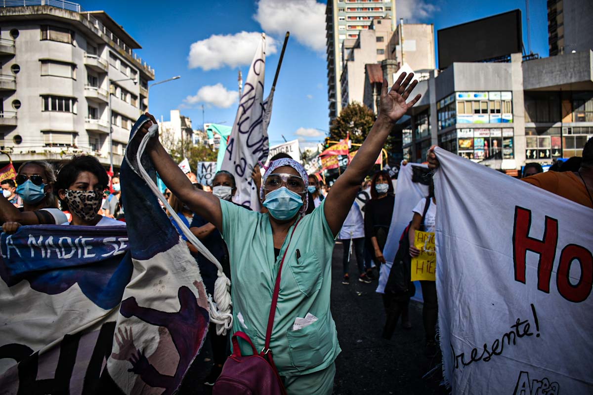 Una nueva jornada de protesta y movilización de trabajadores de la salud