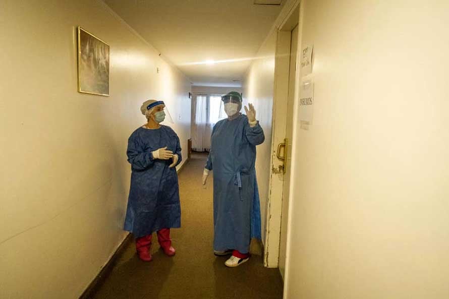 Coronavirus: hay ocho pacientes alojados en hoteles para descomprimir hospitales