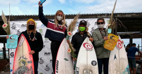 Surf: Merceré y Usuna, campeones de la segunda fecha del Tour Argentino