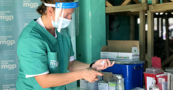 Coronavirus: 40 casos positivos en la jornada de detección del barrio San Martín