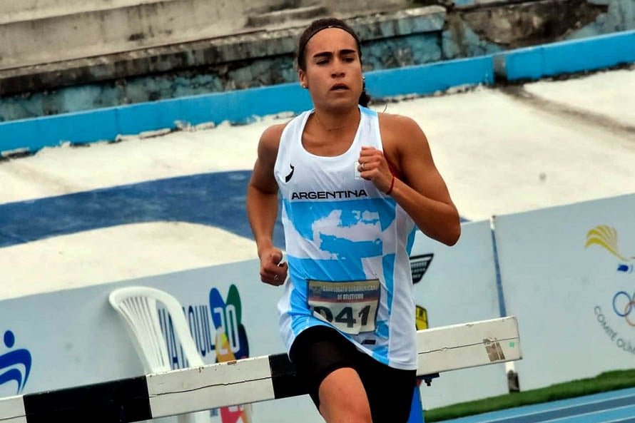 Atletismo: Belén Casetta se colgó la medalla de bronce en el Sudamericano