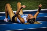 Florencia Borelli en el Sudamericano de Atletismo