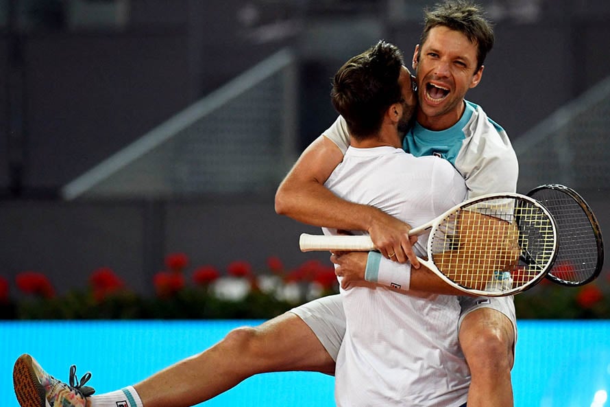 Horacio Zeballos y Marcel Granollers gritaron campeones en el Masters de Madrid (Foto: Madrid Open)